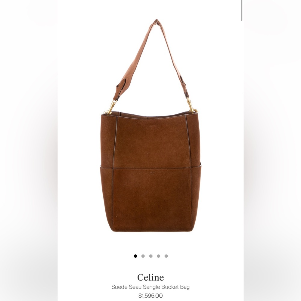 Suede Seau sangle